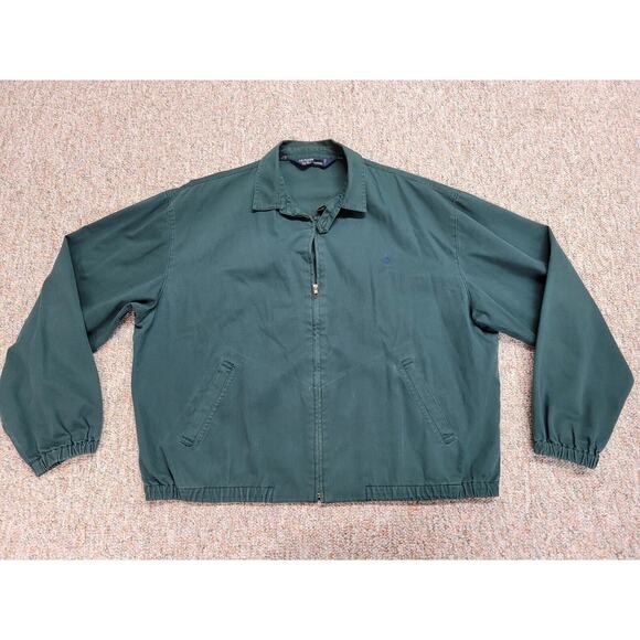 Polo Ralph Lauren Other - Polo Ralph Lauren Jacket Mens 2XL Green Bi Swing Pony Racer Bomber Outdoors Y2K